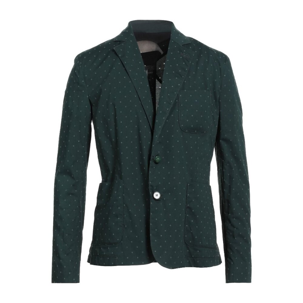 Neill Katter Men's Italian Suit Jacket Hunter Green Size 40 US / 50 Italy Blazer